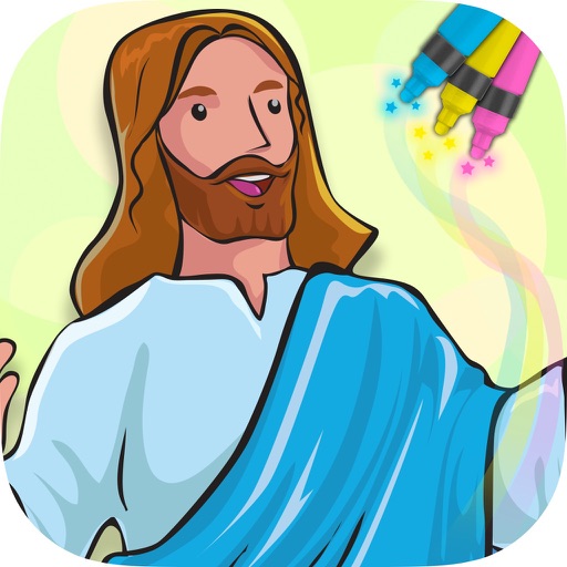 圣经插图儿童涂色 – 趣味画画游戏软件