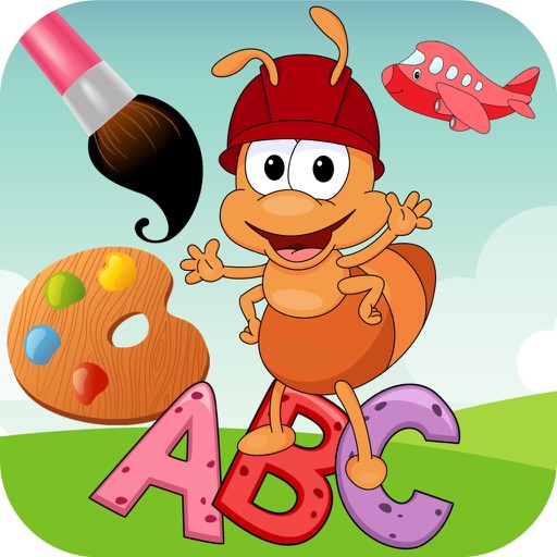 abc幼兒園 拼音卡片 免費 著色頁 - 著色遊戲 * Activity for kids
