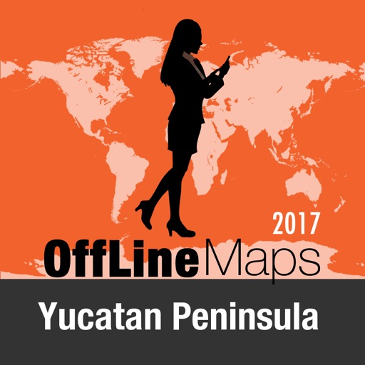 Yucatan Peninsula 离线地图和旅行指南
