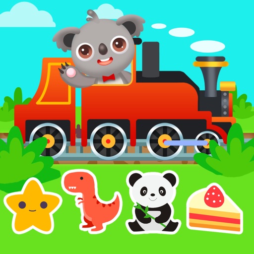 宝宝火车游戏-拼图游戏、涂色游戏、驾驶游戏