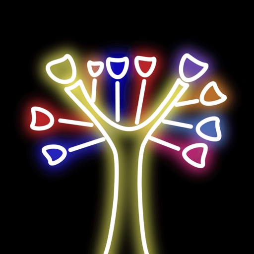 荧光涂鸦树-画画世界乐园，手绘魔法画板，梦幻涂色画图软件
