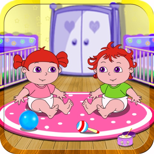 安娜照顾双胞胎宝宝-益智早教教育游戏