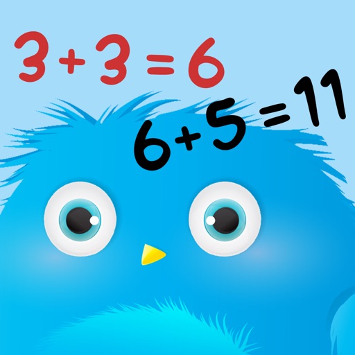 Furry Math Friends - 数学的儿童游戏。学习代数，计算和另外的幼儿园，幼儿园或学校。练习来算，计算并添加。免费，有趣，益智！