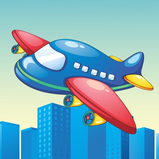 活跃！ 飞机游戏为幼儿学习的幼儿园和 幼儿园