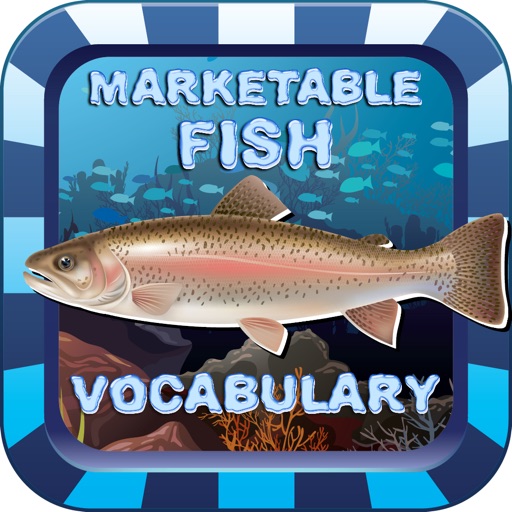 商品鱼抽认卡：英语词汇学习免费为幼儿和孩子们！